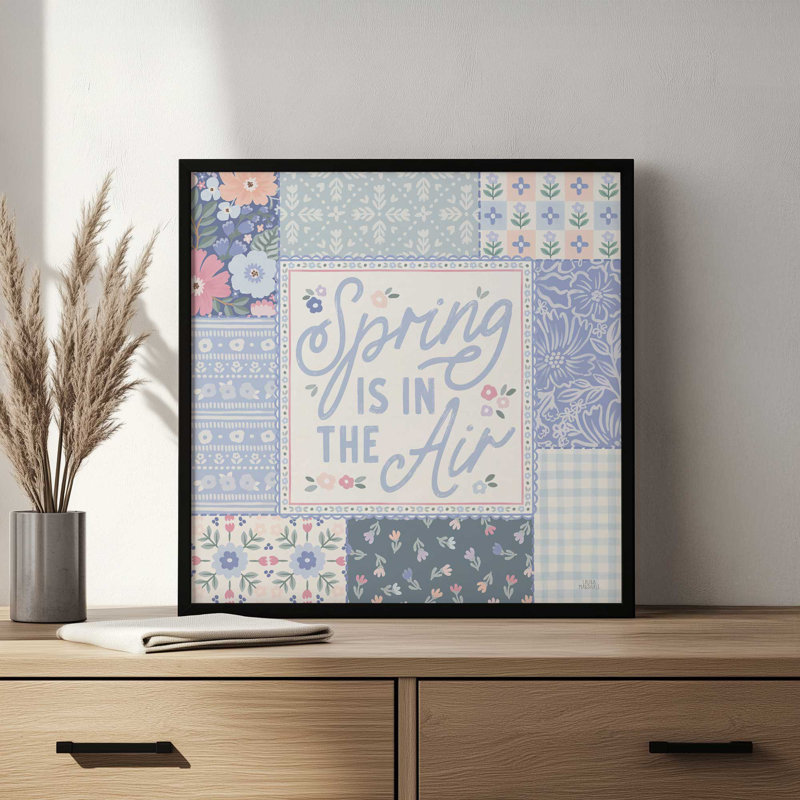 «Blooming Spring II» par Laura Marshall, reproduction d'art, Argent argent, H 20 po x l 20 po