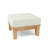 Luxe Teak Outdoor Armless Lounge Chair