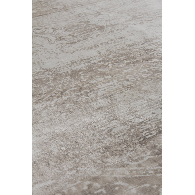 Koda Floral Area Rug in Beige, Rectangle 10' x 14'