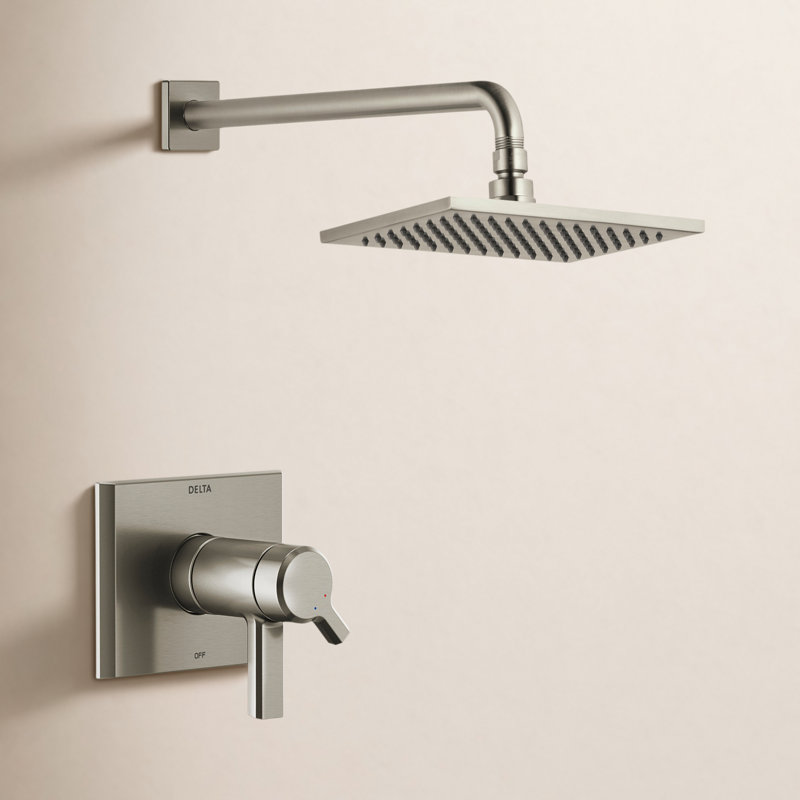 Robinet de douche Pivocal® avec technologie H2Okinetic®, Acier inoxydable Lumicoat