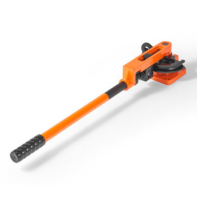 Pipe Tube Bender, 3/8" to 1" OD Manual Pipe Tube Bender with 7 Bending Dies