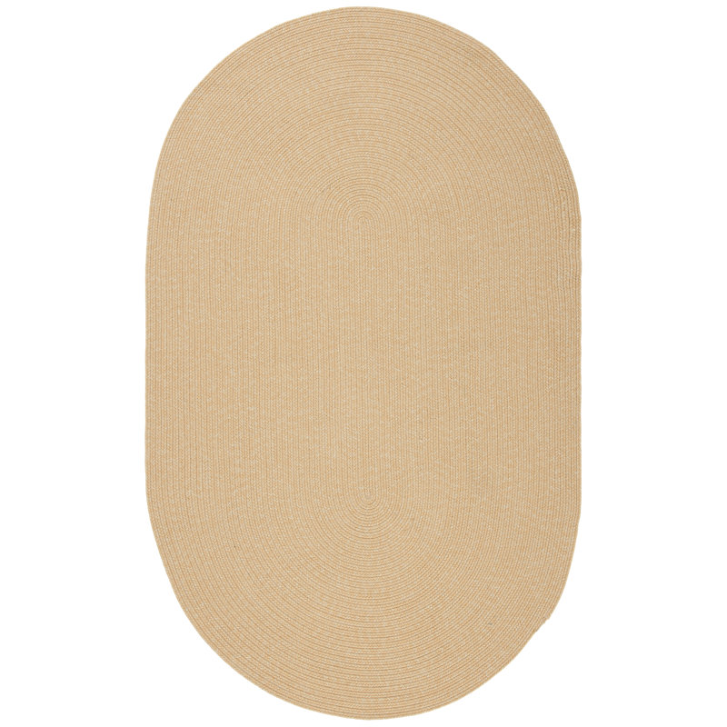 Tapis d'intérieur / extérieur tissé à la main tressé à la main, Ovale 4 pi x 6 pi