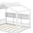 Full Size Floor House Bed-1507822609