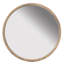 27,5 "Miroir rond en bois, miroir mural pour la salle de bain
