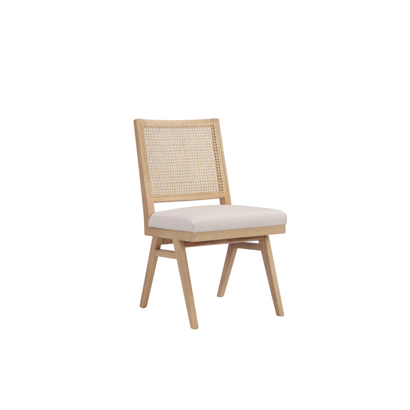Cordual Velvet Side Chair, Linen