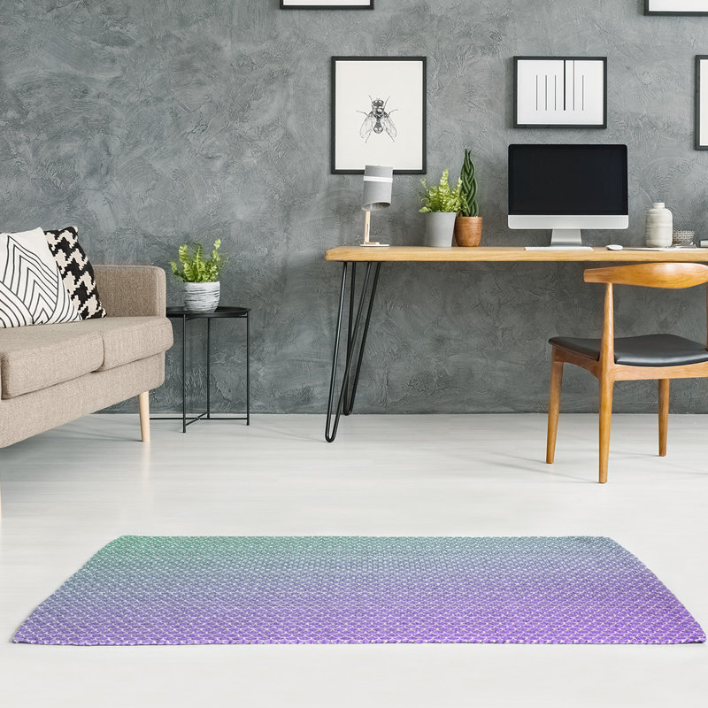 Chenille Ombre Indoor Rug, Rectangle 5' x 7'