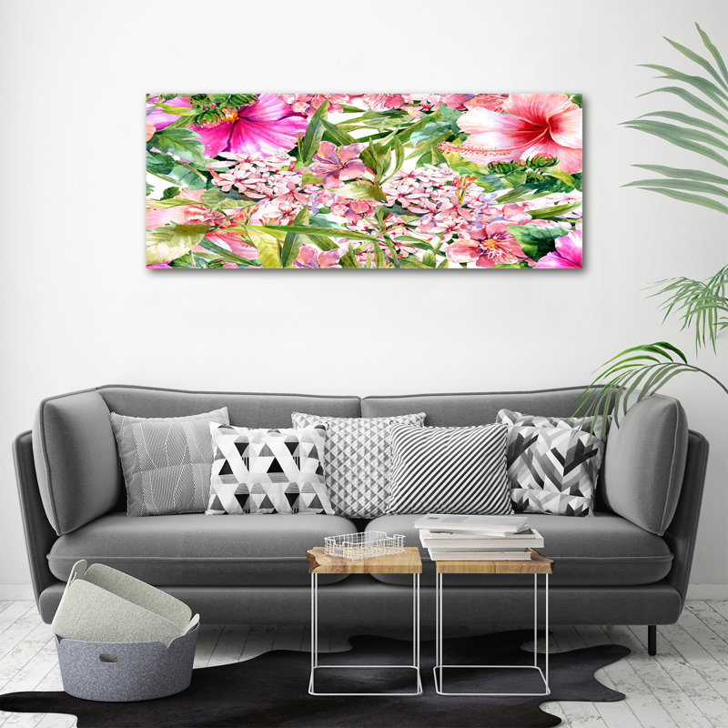 Floral Pattern - Wrapped Canvas Print