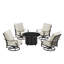 Rico Outdoor 5 - Piece Conversation Set