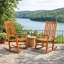 Chaise berçante d'extérieur Baltes Eucalyptus