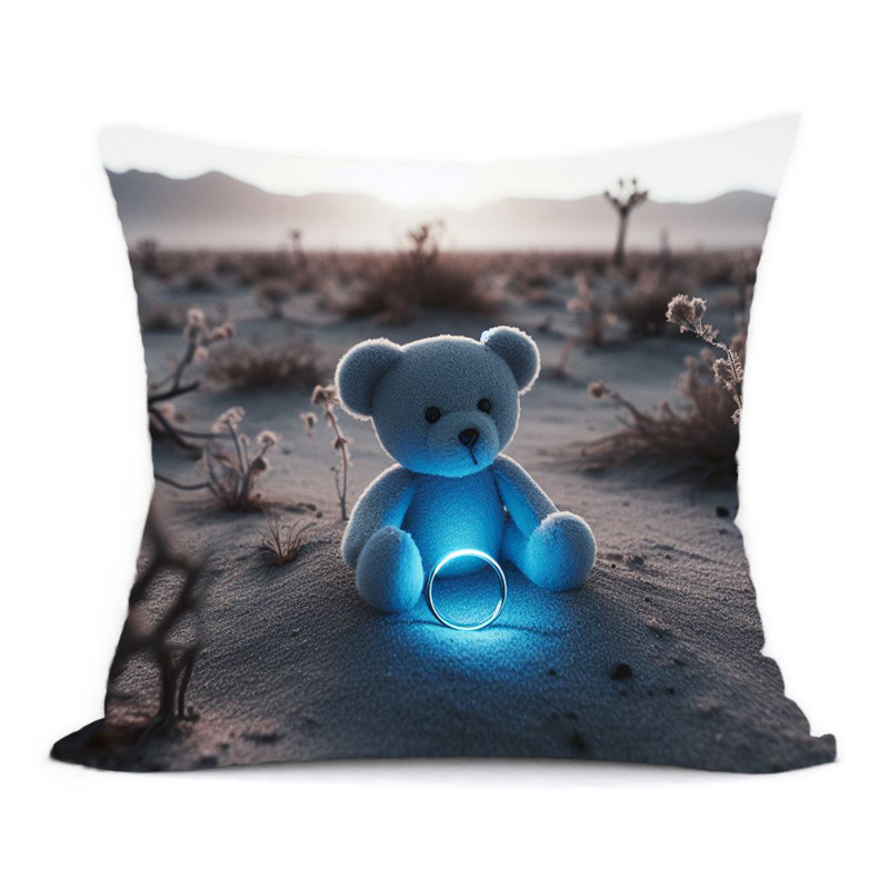 Abstract Reversible Throw Pillow