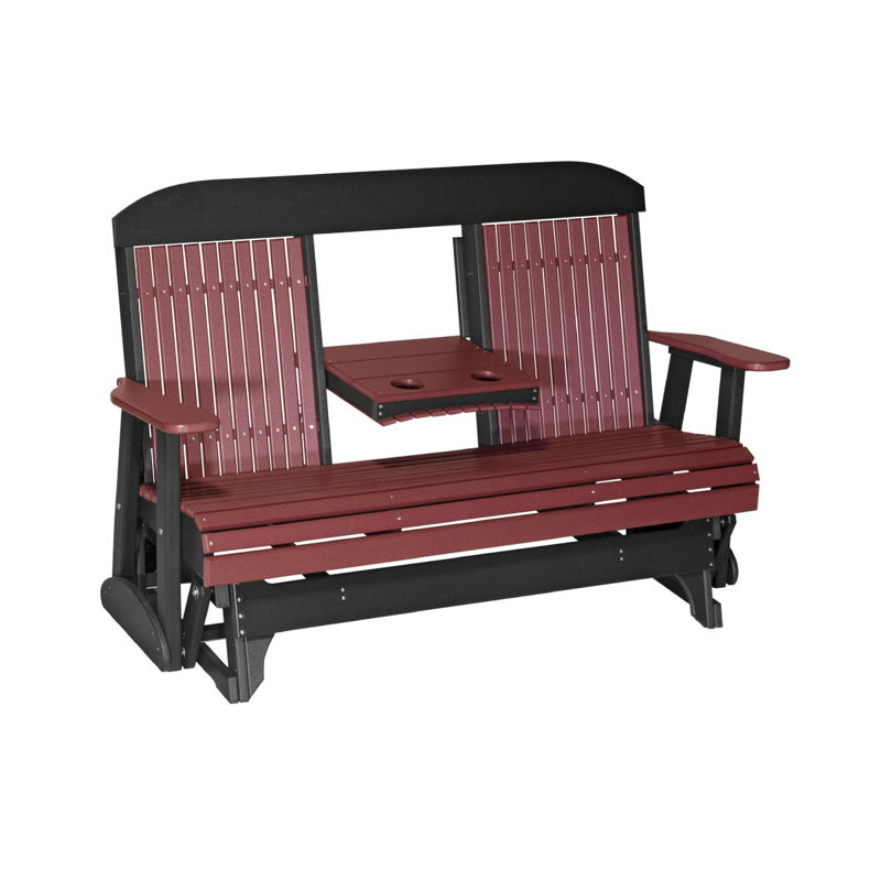 Banc oscillant Buvana Adirondack, Cherrywood/Black 1