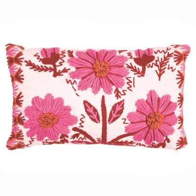 Marguerite Embroidery Pillow