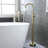 1 Handle Floor Clawfoot Tub Faucet-62789820