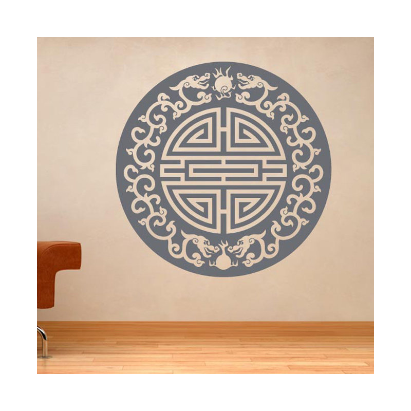 Abstract Wall Decal, Dark Green