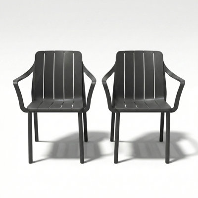 Stackable Outdoor Patio Dining Armchair