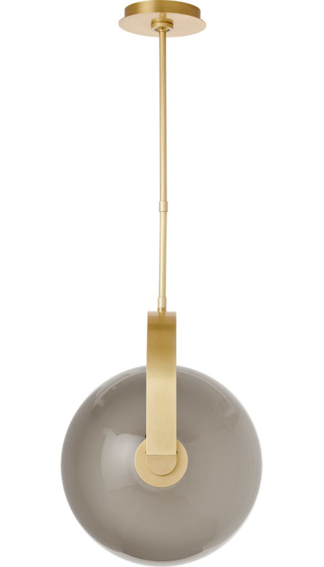 Fues Medium Pendant, Brown