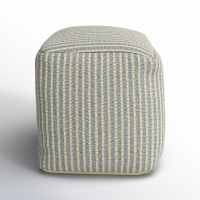 Borislava Outdoor Ottoman with Cushion
