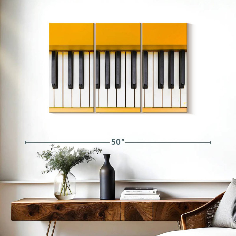 Abarca Bright Piano, 24" H x 38" W