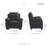 Reuben Upholstered Pillow Top Armchair-546751738