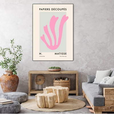 «Papiers Découpés V», toile encadrée