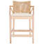 Tabouret de comptoir rembourré Caedon Gianni-1806744779