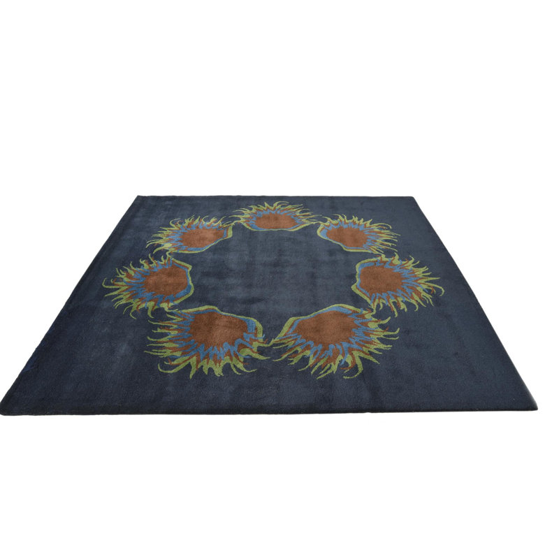 Tapis bleu marine 8 pi Pineland