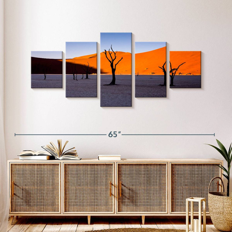 Désert des arbres du désert, H 24 po x l 55 po