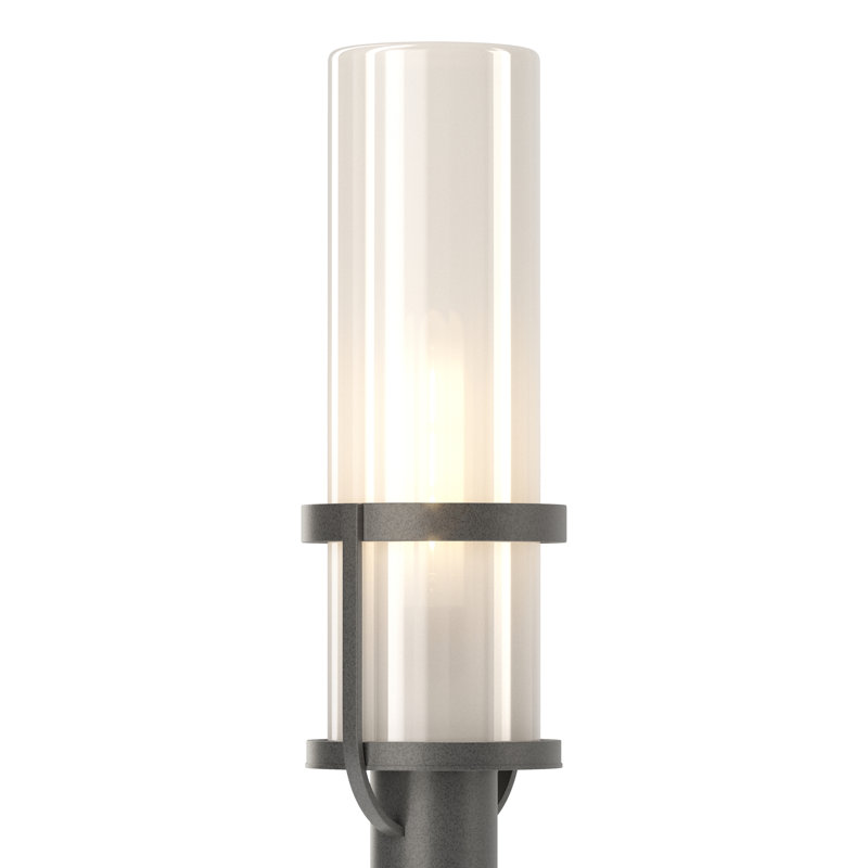 Alcove 1-Light 22.4" H Hardwired Lantern Head, Frosted, Coastal Natural Iron