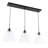 Keeble 3 - Light Black Pendant