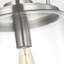 Anders 1 Light Kitchen Pendant In Midnight Black Finish With Clear Shade-897613429