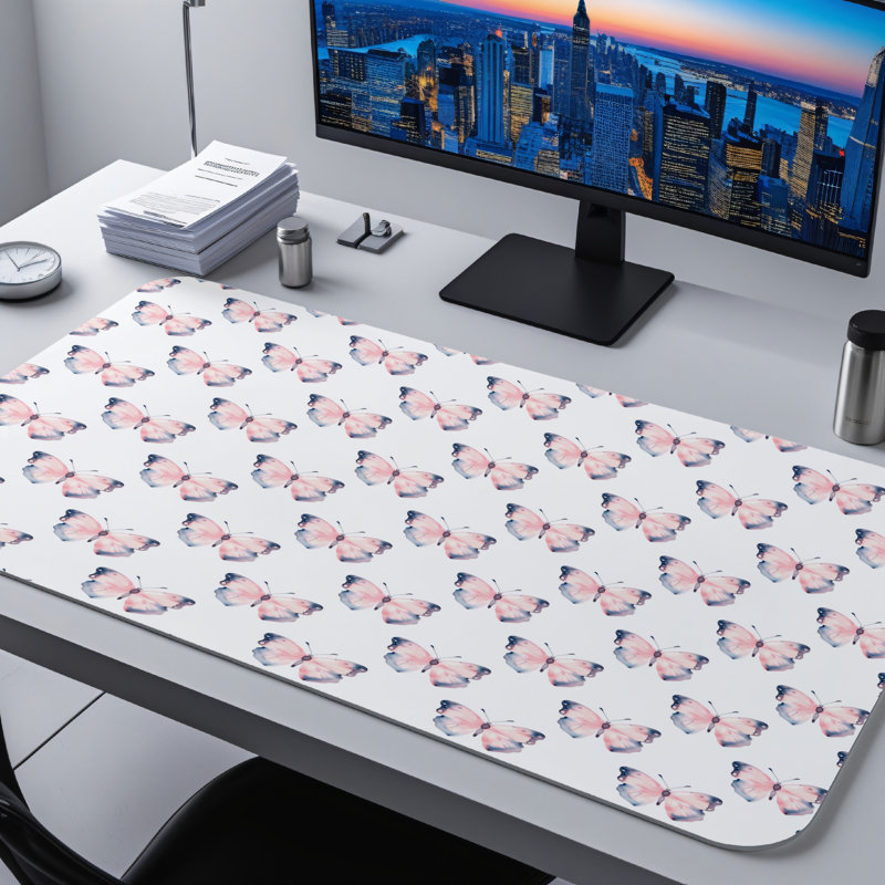 Polyester Desk Pad, 31.5x15.5