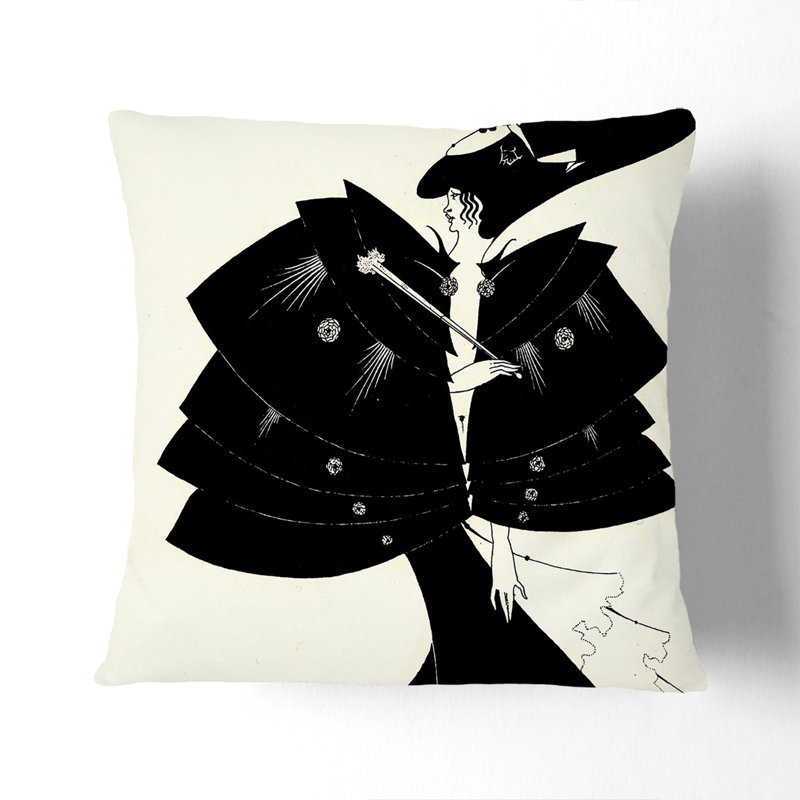 The Black Cape Vol.2 Scatter Cushion, 55cm H x 55cm W x 20cm D, White