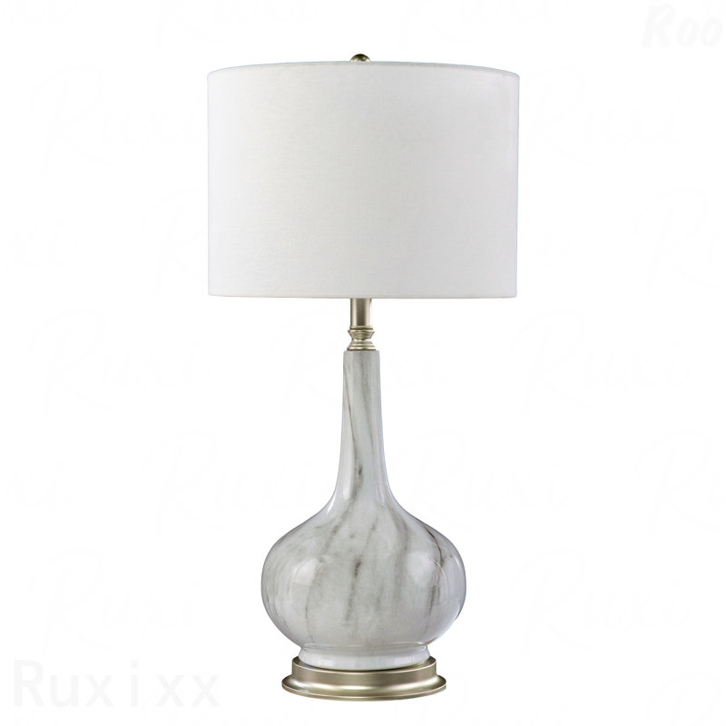Lampe de table avec abat-jour