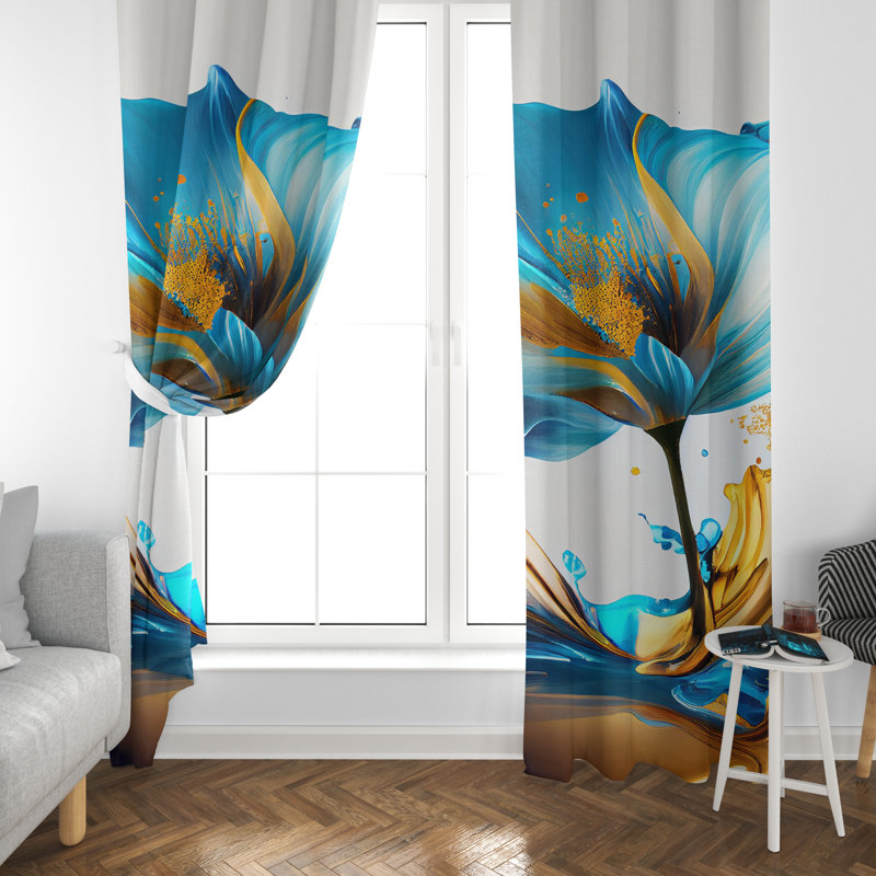 Kantou Room Darkening Curtain, 40" W x 61" L