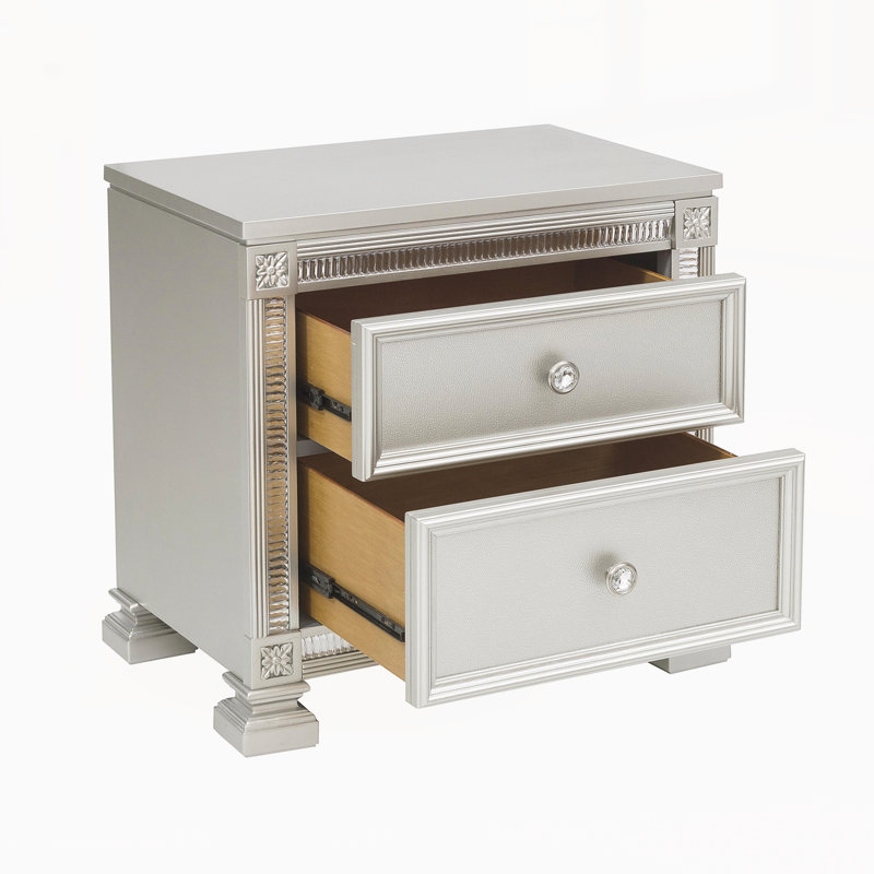 Table de chevet moderne avec tiroirs