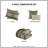 5 Piece Stripe Herringbone Comforter Set with Throw Pillows Brown King/Cal King