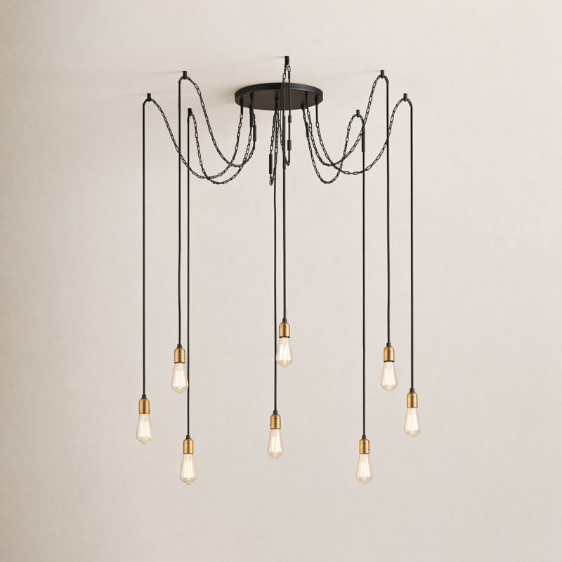 Luminaire suspendu à 8 lumières Jethro