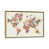 Toile avec cadre or