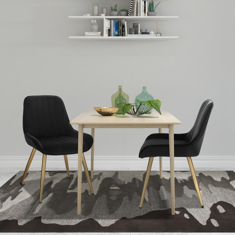 Orchard Hill Upholstered Dining Chair, Black