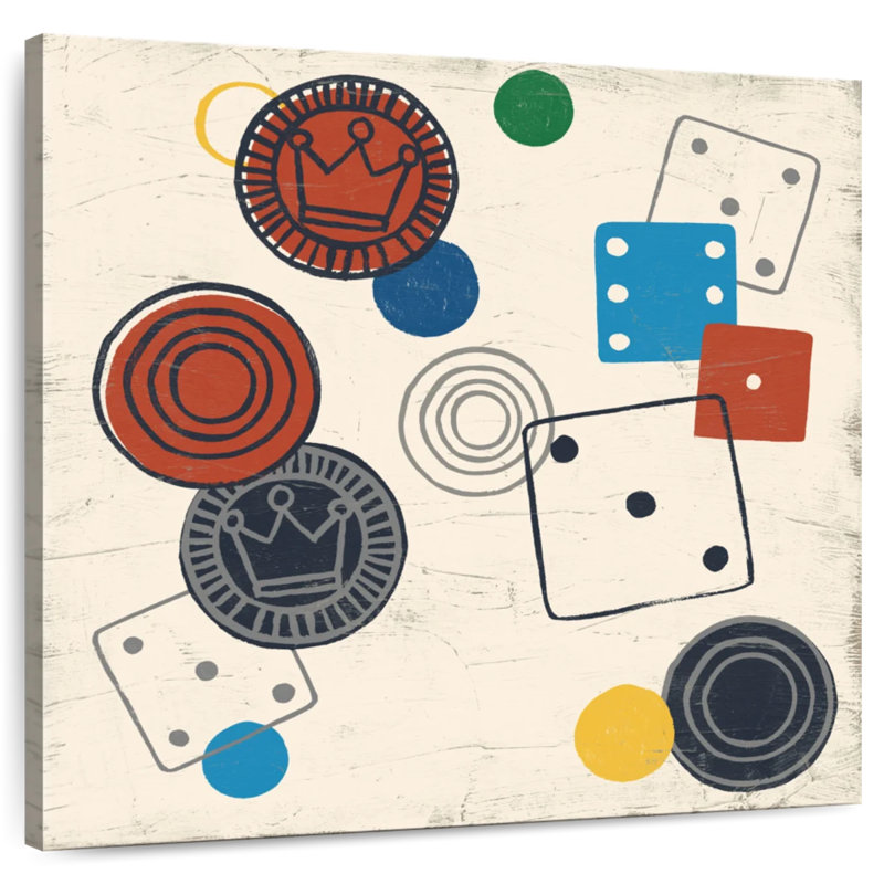 Senne Game Time IV, 24" H x 24" W