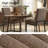 19.9'' H Striped Polyester Fabric Upholstered Side Chair (Set of 6)-1993467866-1995259318