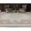 Tapis beige et rouge noué à la main de haute qualité