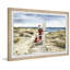 «Real Surfing Santa», reproduction encadrée-1848021741