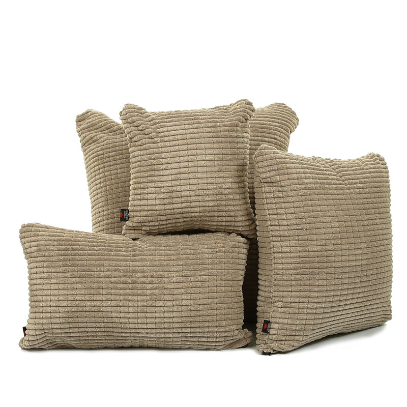Alston Square Cushion, Medium, Mink