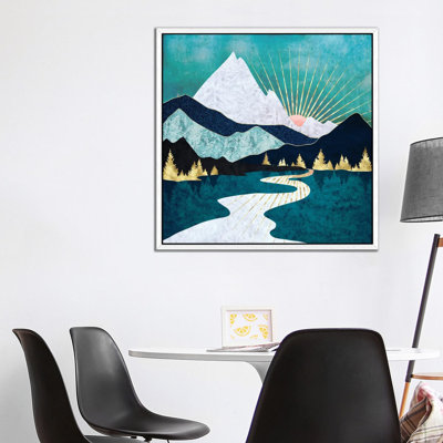 Winter River - Print on Canvas