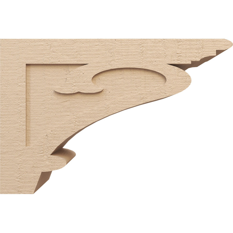 Bois de cèdre brut Mayflower TimberThane Corbel, apprêté brun clair, H 24 po x l 12 po x P 36 po