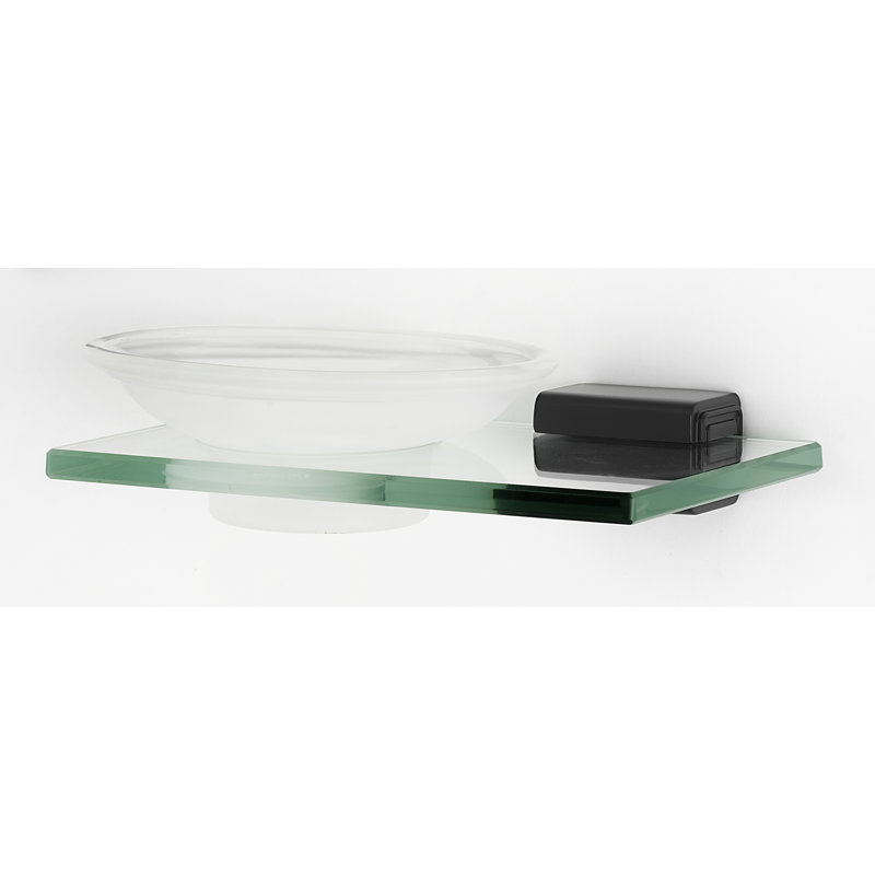 Cube Soap Dish, Bronze