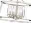 Plafonnier semi-encastré 4 lumières Errol Nickel brossé-1556535326