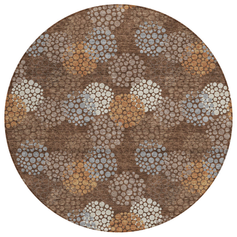 Tapis intérieur / extérieur Maliana, Rond 8 pi