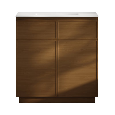 St. Tropez 36" Freestanding Bathroom Vanity With Sink Top